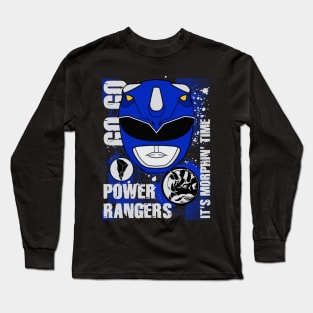 It's Morphin' Time Blue Ranger, MMPR Long Sleeve T-Shirt